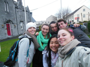 I kind of love these people I have met. Promised a friend I wouldn't put this on Facebook, but I love this picture. Left to right: Sarah, Brittany, Bruna, Hubert, Carlos. Erasmus <3