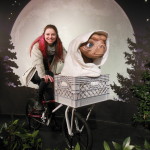 Trying to escape Madame Tussaud's to take E.T. home...