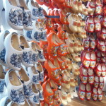There weren't a lot of flowers at the Tulip Market yet, but there was a wall of wooden shoes! Can't get more Dutch than that...