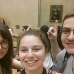 Selfie with the Mona Lisa