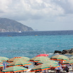 The beaches of Monterosso were really nice - loved the colourful umbrellas!