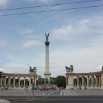 Heroes Square, Budapest. Love it. Every statue represented something.