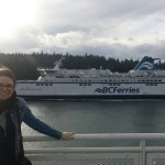 On the ferry to Victoria, we had a nice get away as a family just before Christmas.