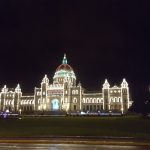 The Parliament Buildings in Victoria look so pretty lit up at Christmas!